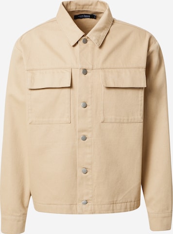 ABOUT YOU x Louis Darcis Between-Season Jacket in Beige: front