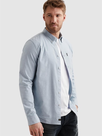 PME Legend Skjorta 'Explorer Oxford shirt with button-down collar' i blå: framsida