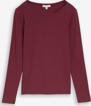 TOM TAILOR Shirt in Rot: Vorderseite