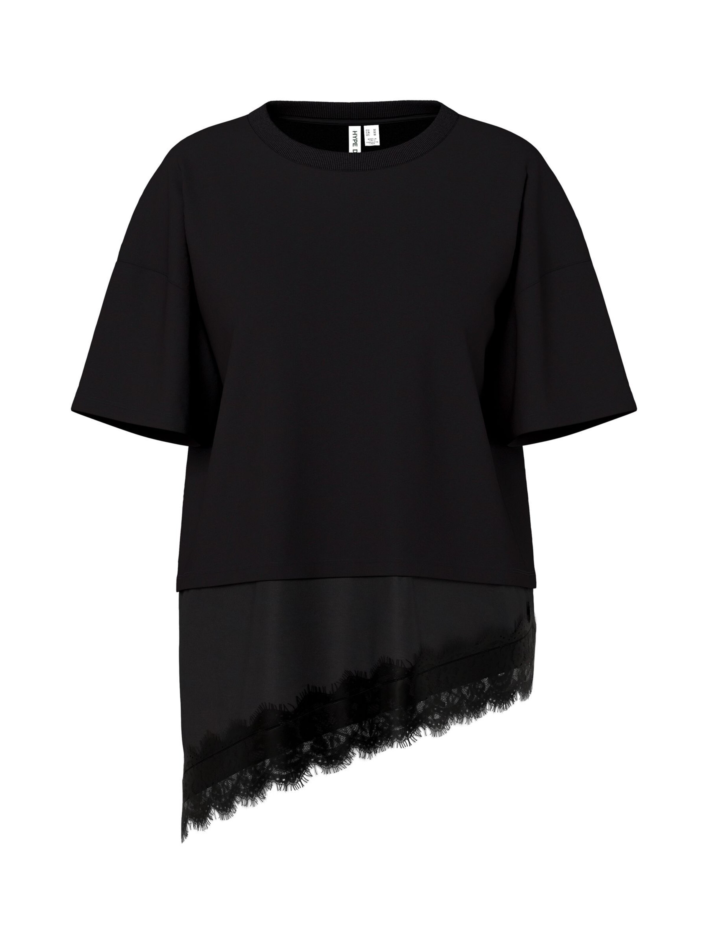 T-shirt 'HDHELGA SS' HYPEDROP en noir : devant