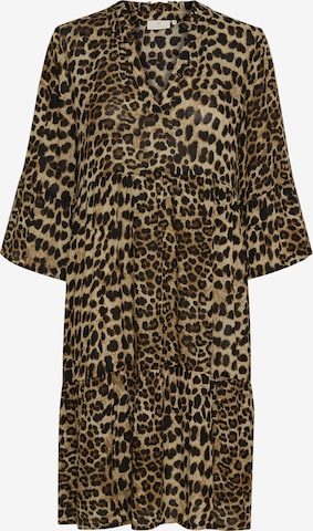 Kaffe Jurk 'Hera Amber' in Bruin: voorkant