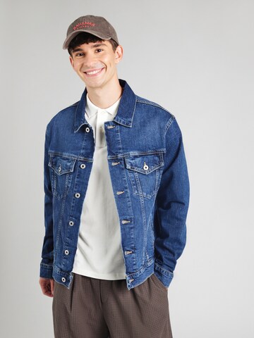 Pepe Jeans - Chaqueta de entretiempo en azul: frente