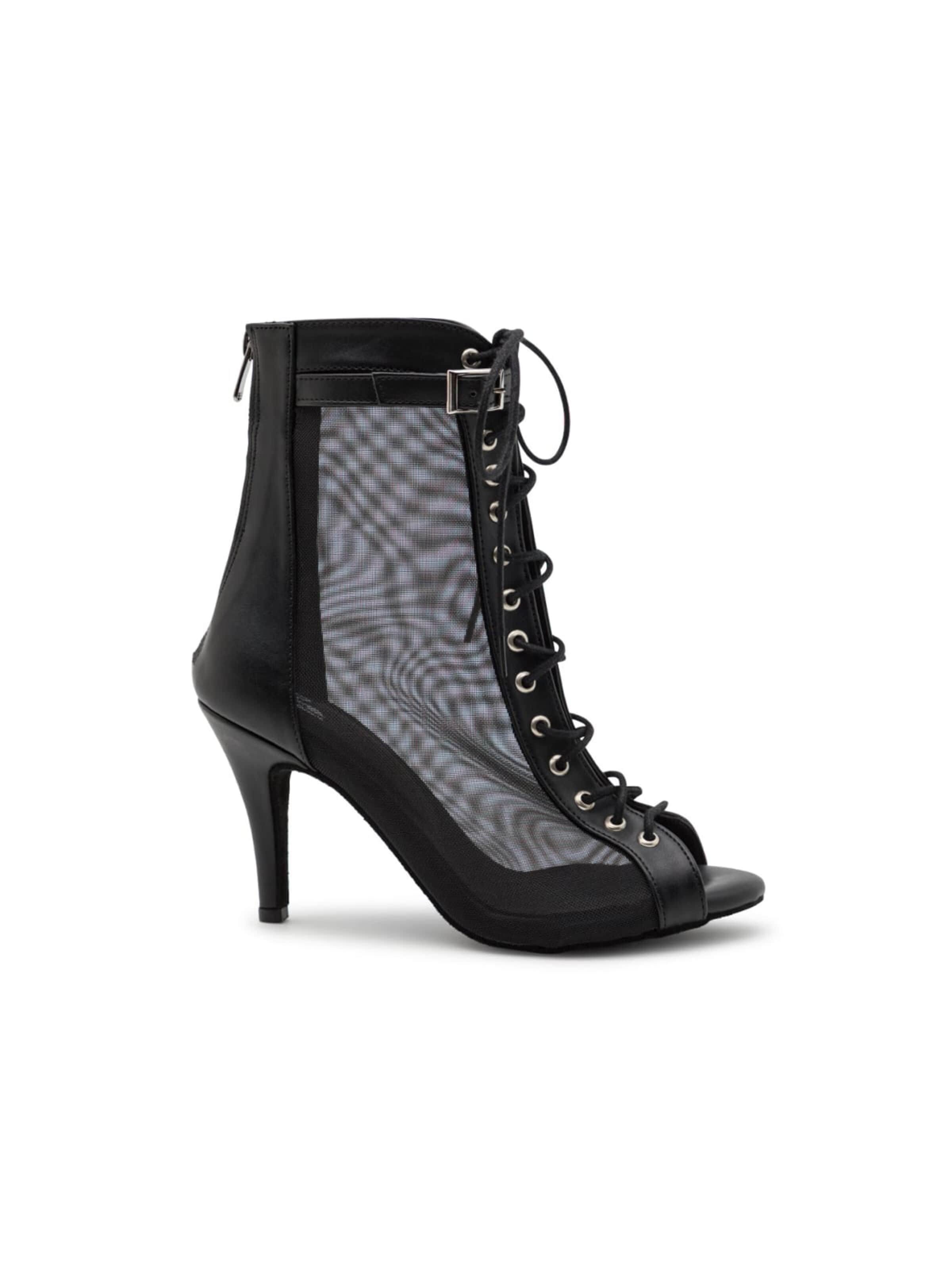 Dancing Queens Pumps 'Dancing Queens - Magnet Aura Tanzschuhe Leder - Absatz 8.5 cm thin' in Black: front