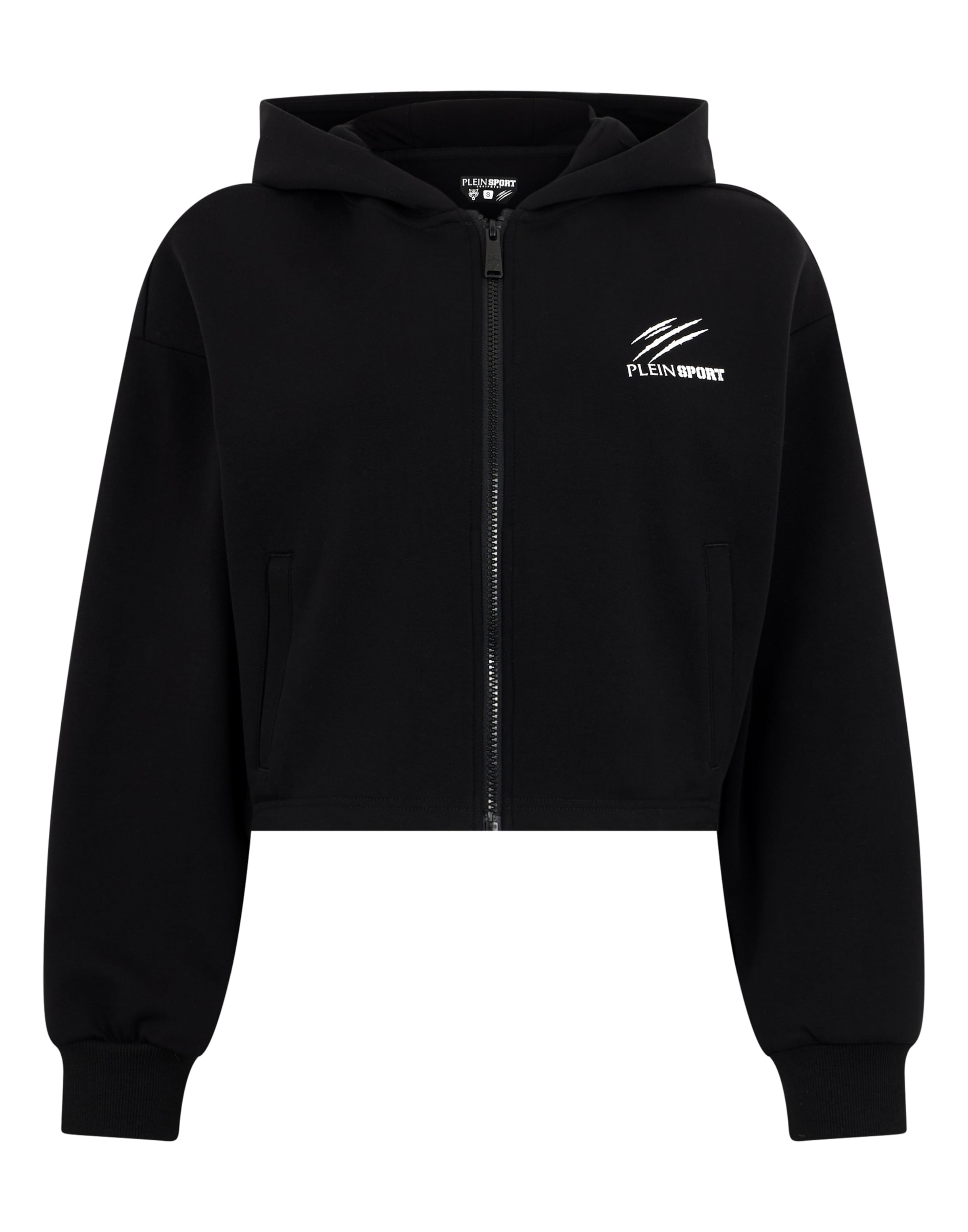 Giacca di mezza stagione di Plein Sport in nero: frontale