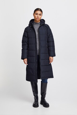 ICHI Winter Coat 'Zelano Ja2' in Blue