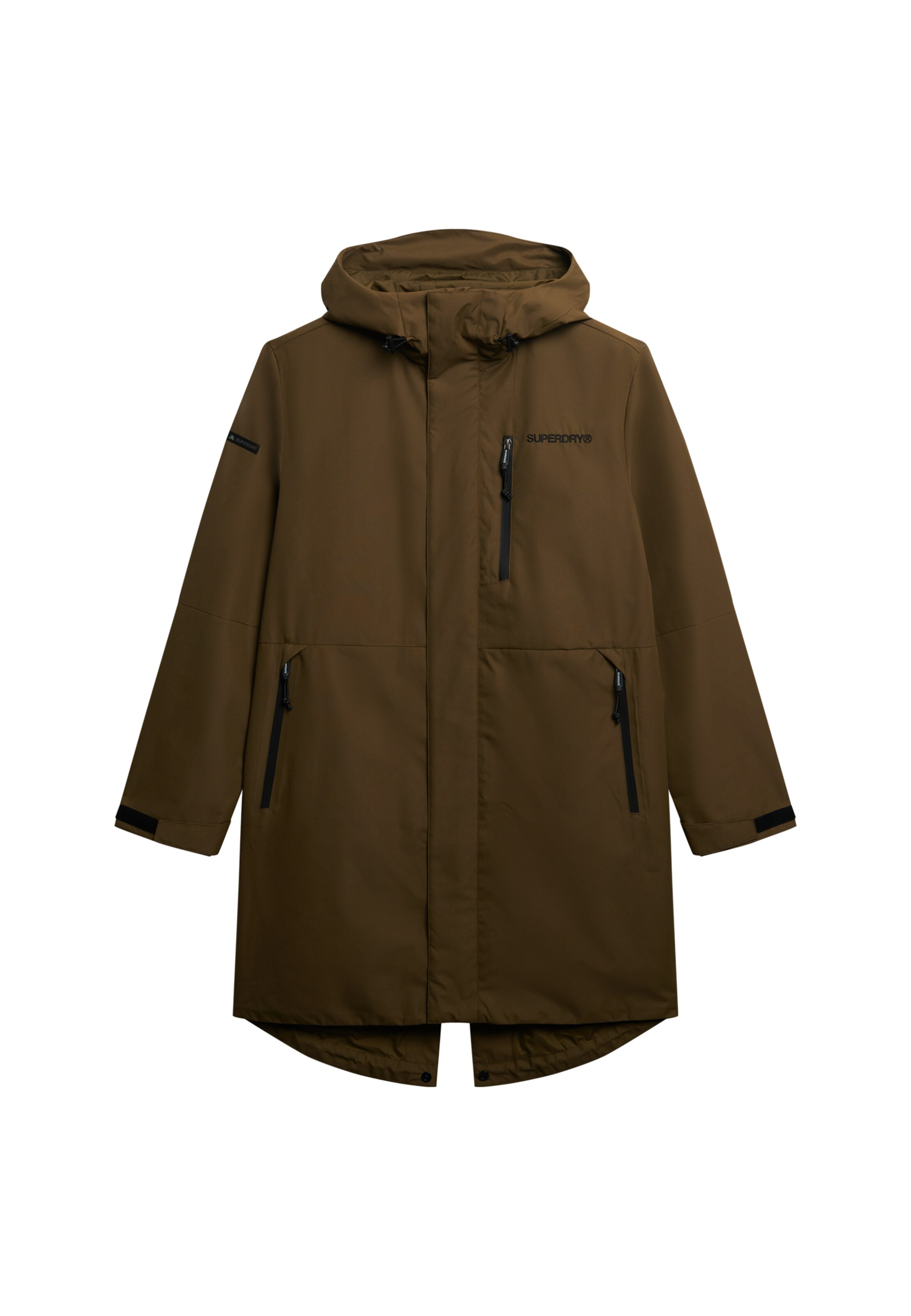 Superdry Tussenparka in Groen: voorkant