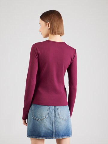 Calvin Klein JeansMajica - ljubičasta boja: stražnji dio