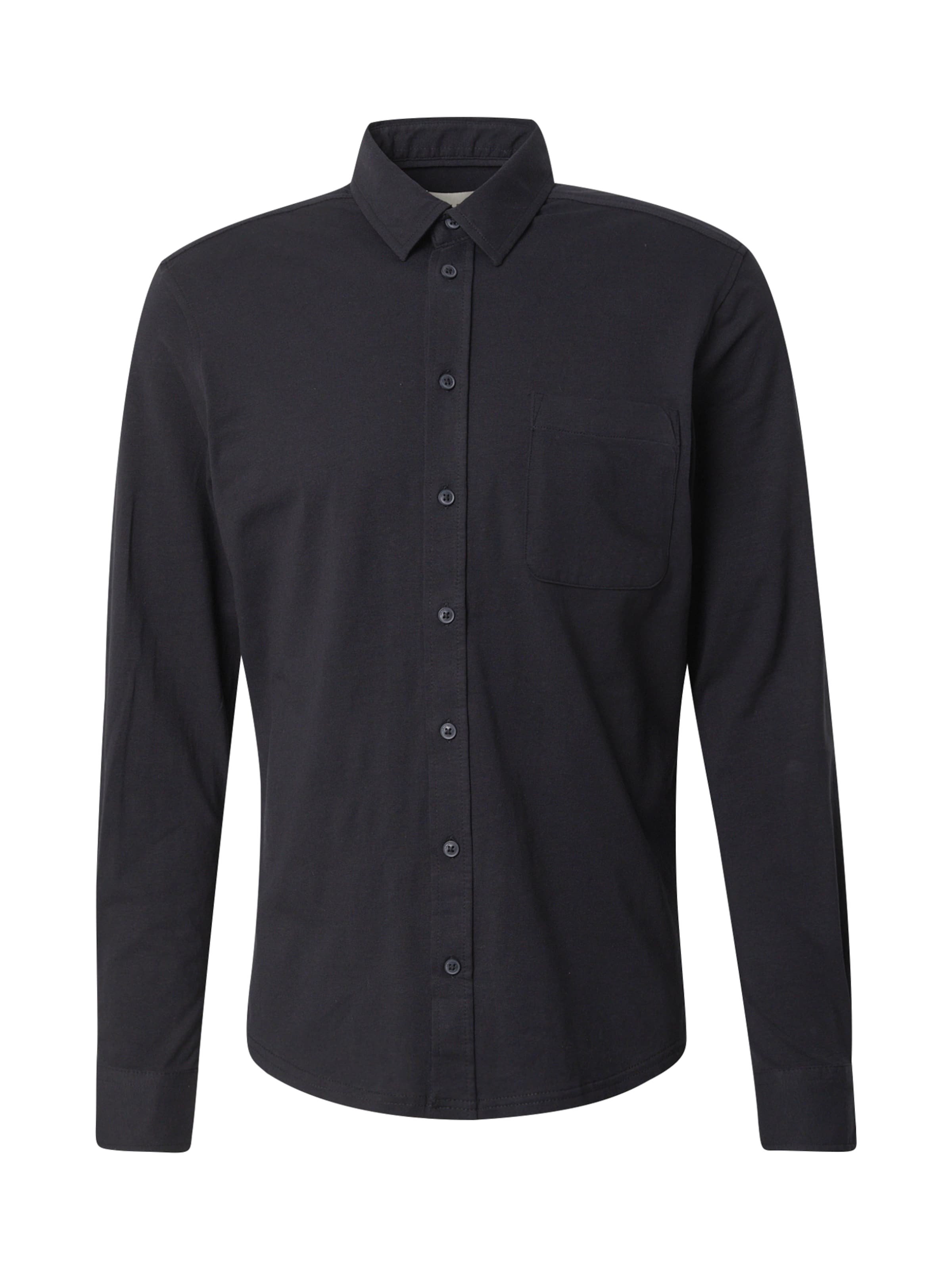 BLEND - Ajuste regular Camisa 'BHALO' en negro: frente