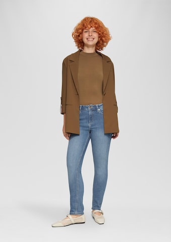Coupe slim Jean 'Catie' QS en bleu