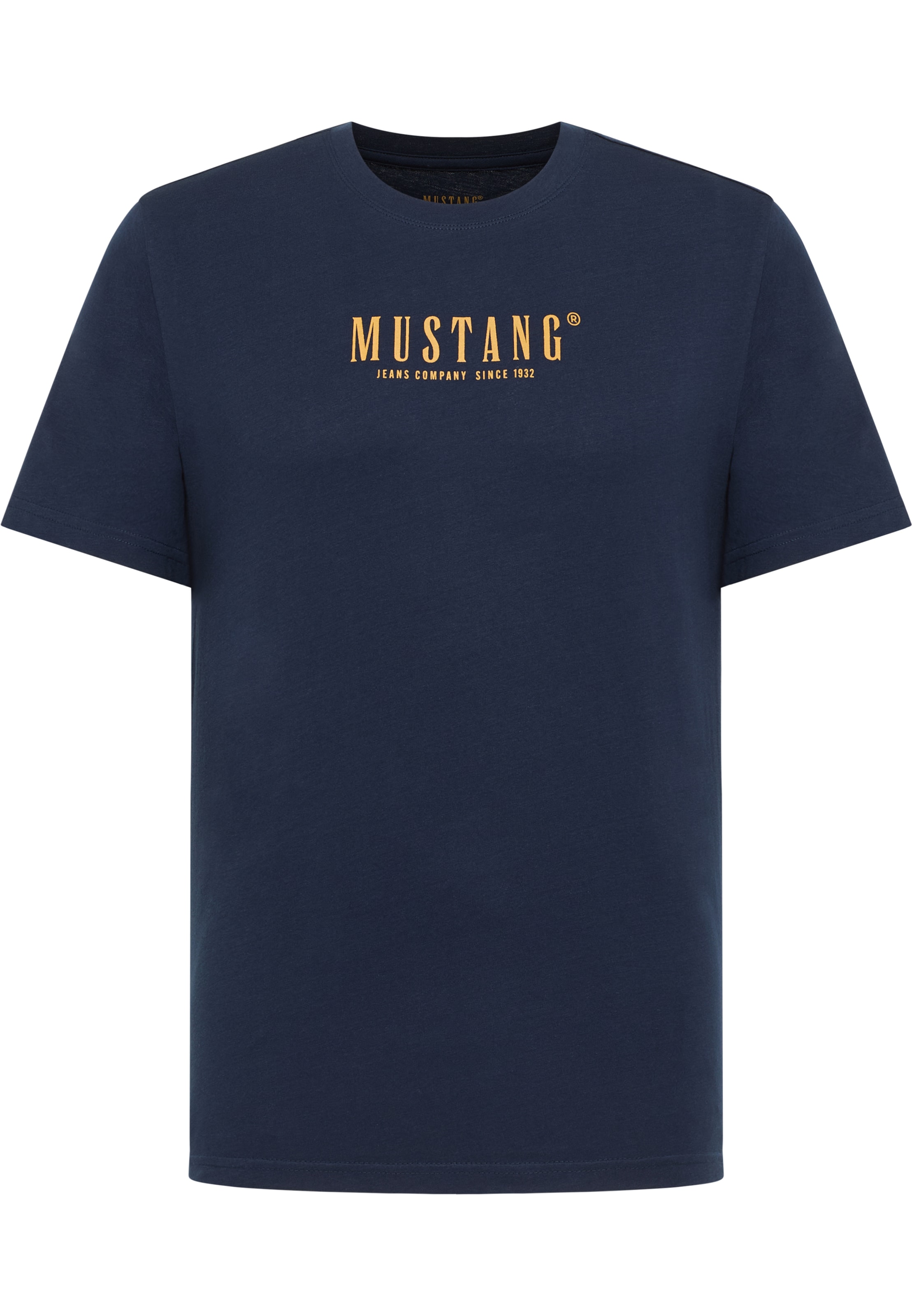 MUSTANG T-Shirt 'Style Austin' in Blau: Vorderseite