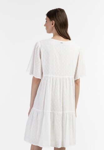 Robe d’été DreiMaster Vintage en blanc