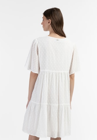 DreiMaster Vintage Poletna obleka | bela barva
