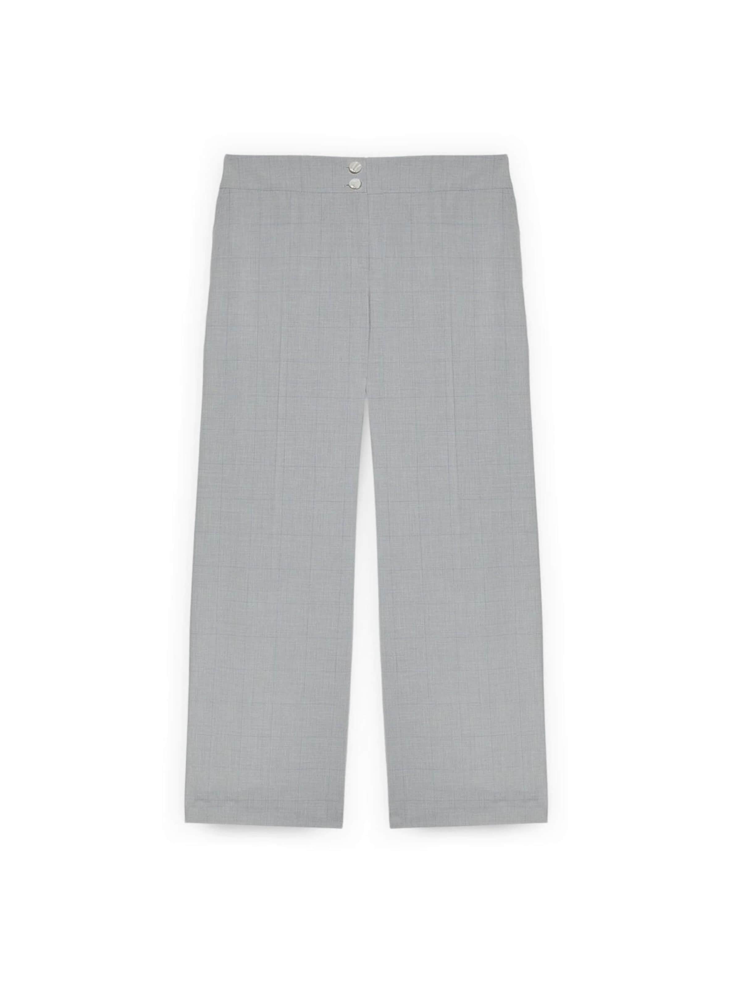 Fiorella Rubino Regular Broek in Grijs: voorkant