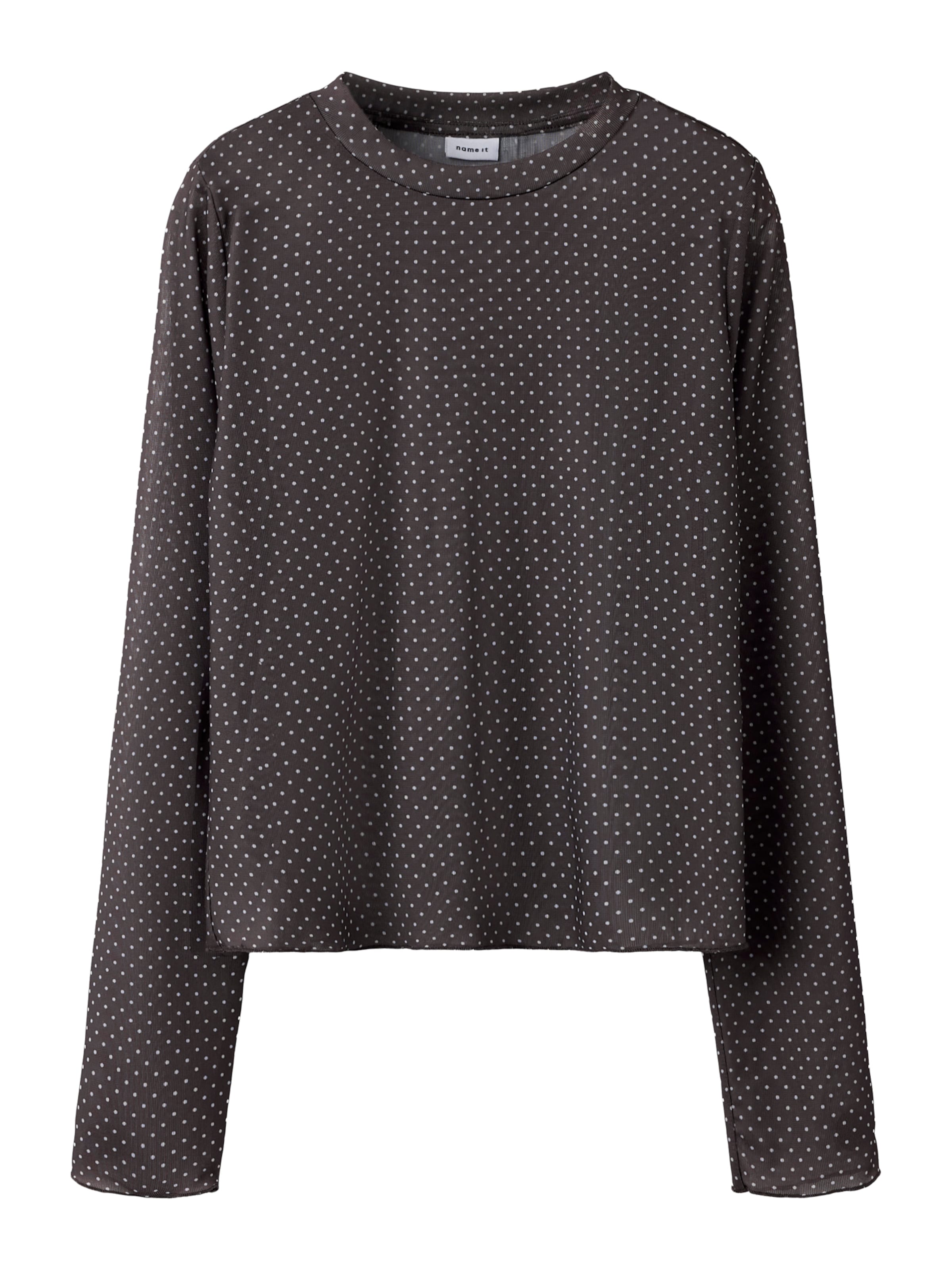 NAME IT T-shirt 'NKFLIKKA' i brun: framsida
