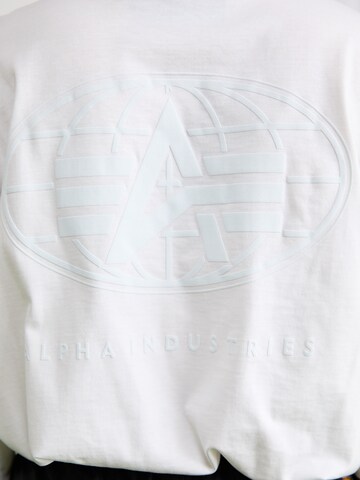ALPHA INDUSTRIES Тениска в бяло