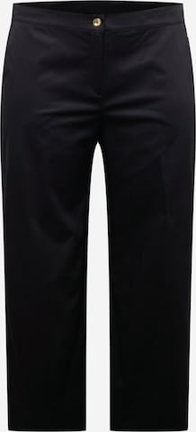 Persona by Marina Rinaldi Regular Pants 'ROTA' in Black: front