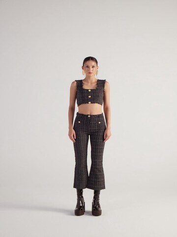 HOLLY LOLLY Flared Hose in Schwarz