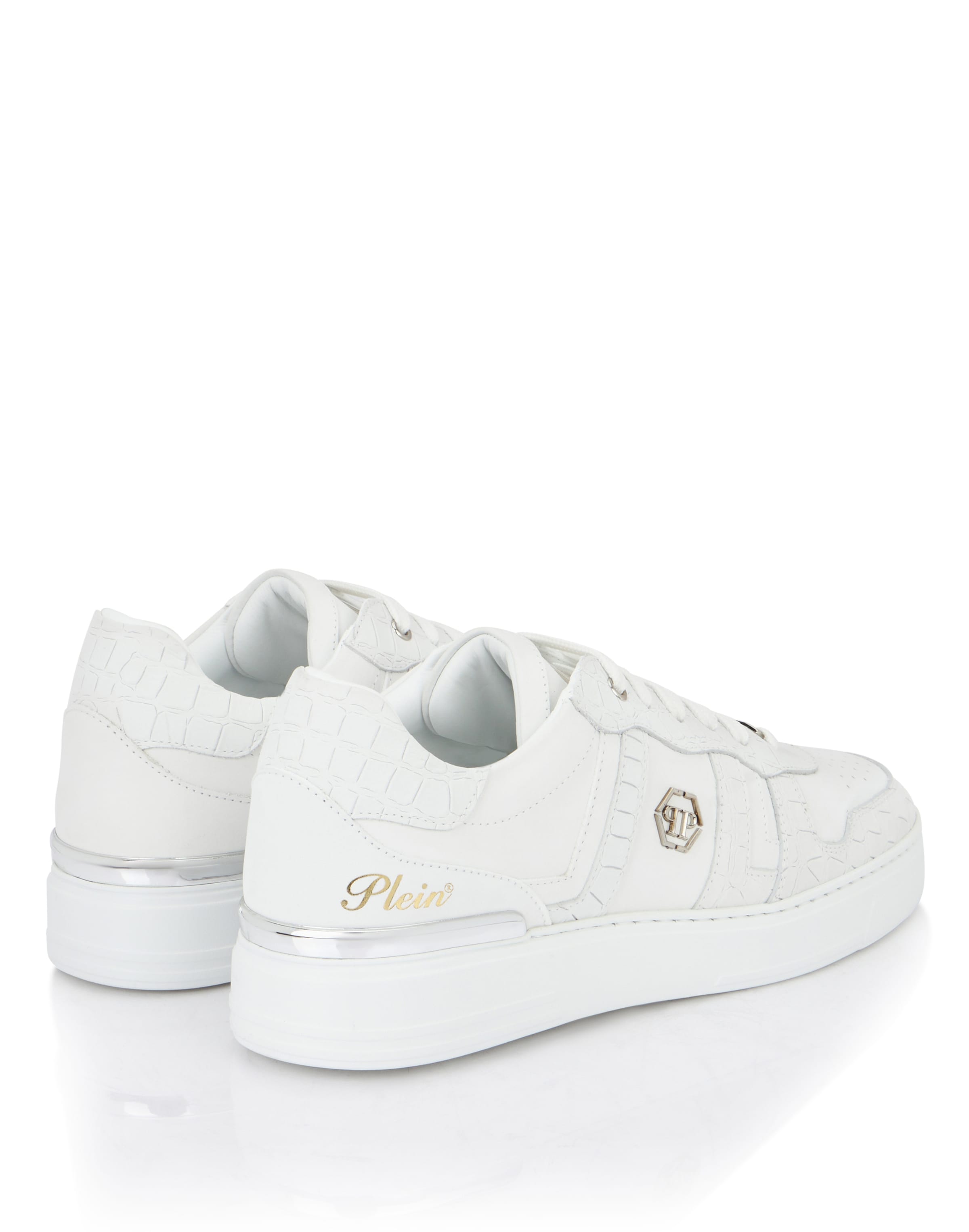 Philipp Plein - Sapatilhas baixas 'Cocco' em branco