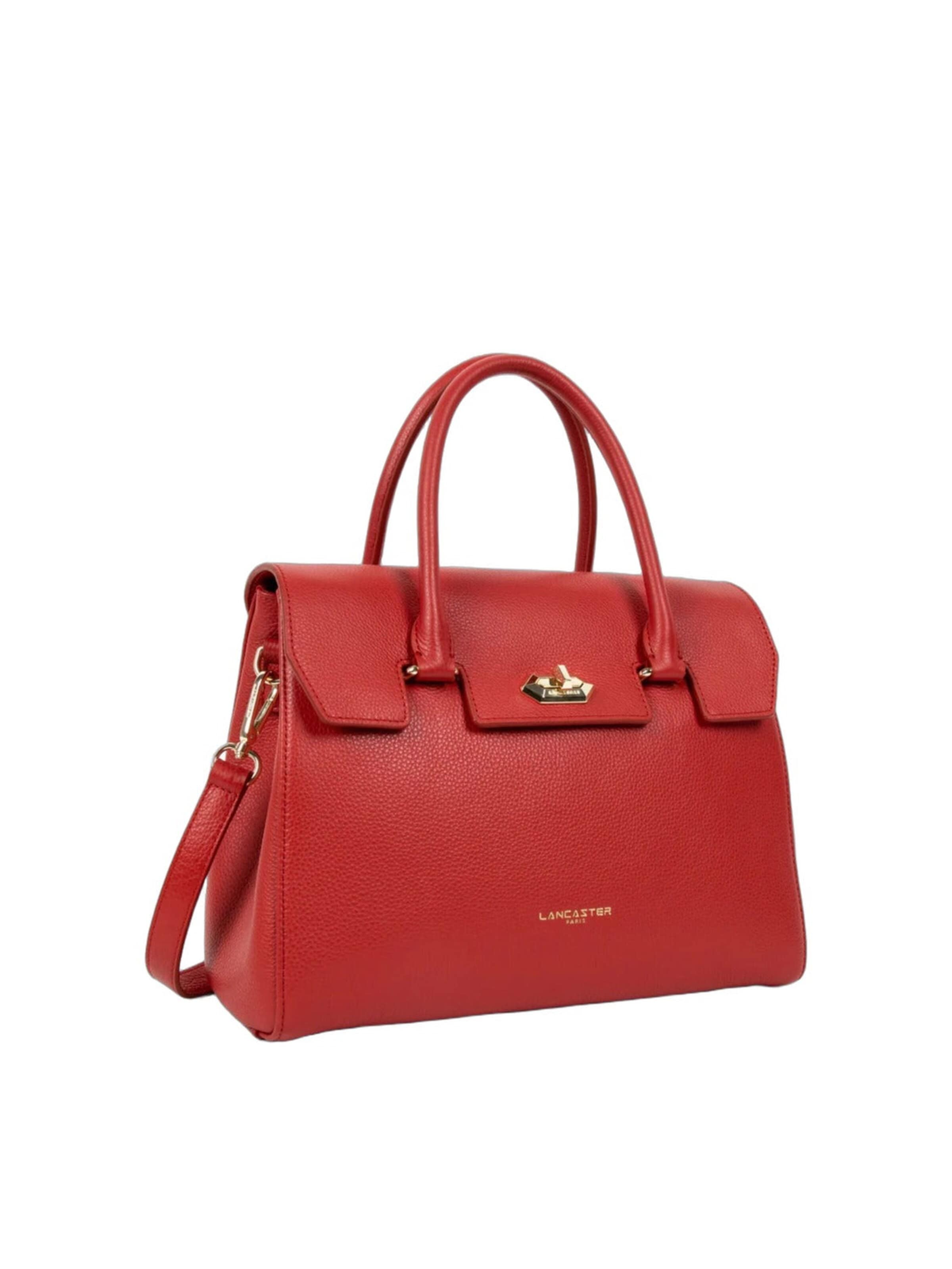LANCASTER Paris Handtas 'Lancaster Sac Rabat Milano Cosmos Cuir Rouge' in Rood