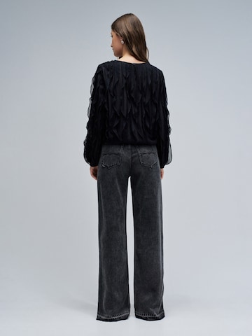 Chemisier Salsa Jeans en noir