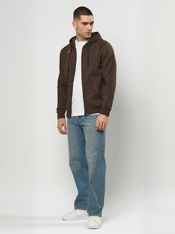 KAPPA - Sudadera con cremallera ' KMLogo Truxo ' en marrón