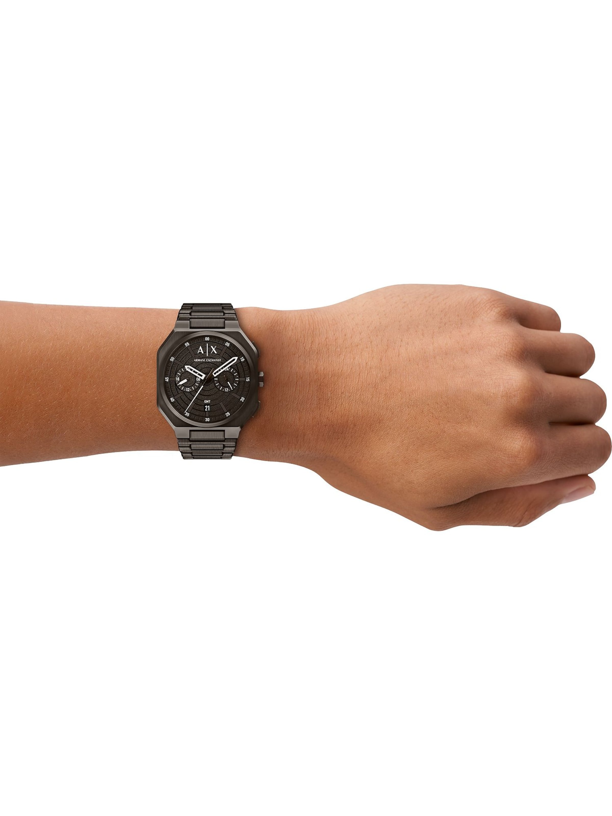 ARMANI EXCHANGE Analog watch in Brown: front