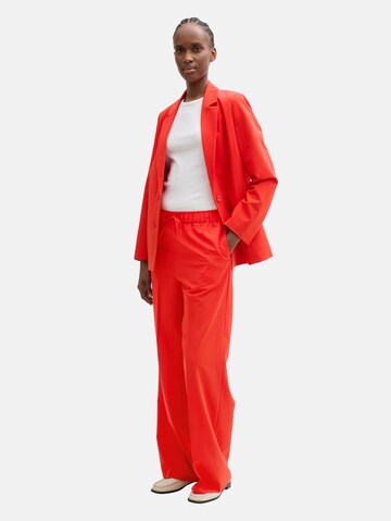 TOM TAILOR DENIM Loosefit Pantalon in Rood
