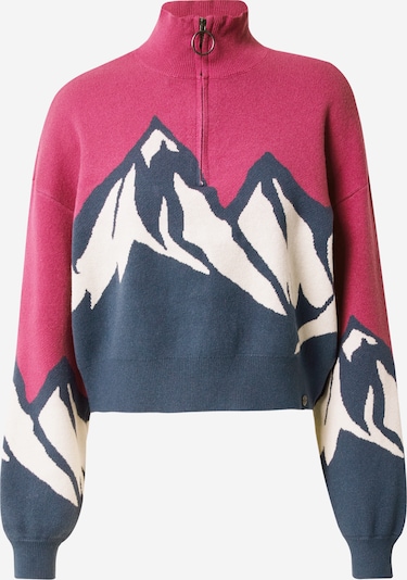 Noisy may Sweater in Dark blue / Crimson / White, Item view