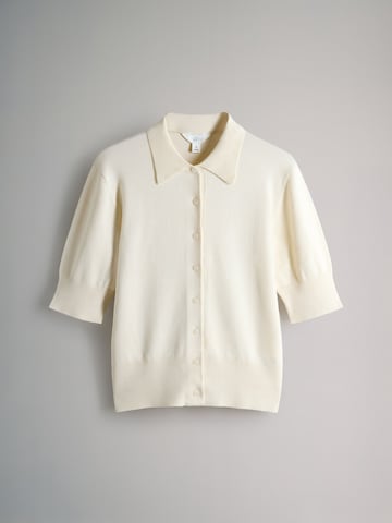 The Set Knit cardigan in Beige