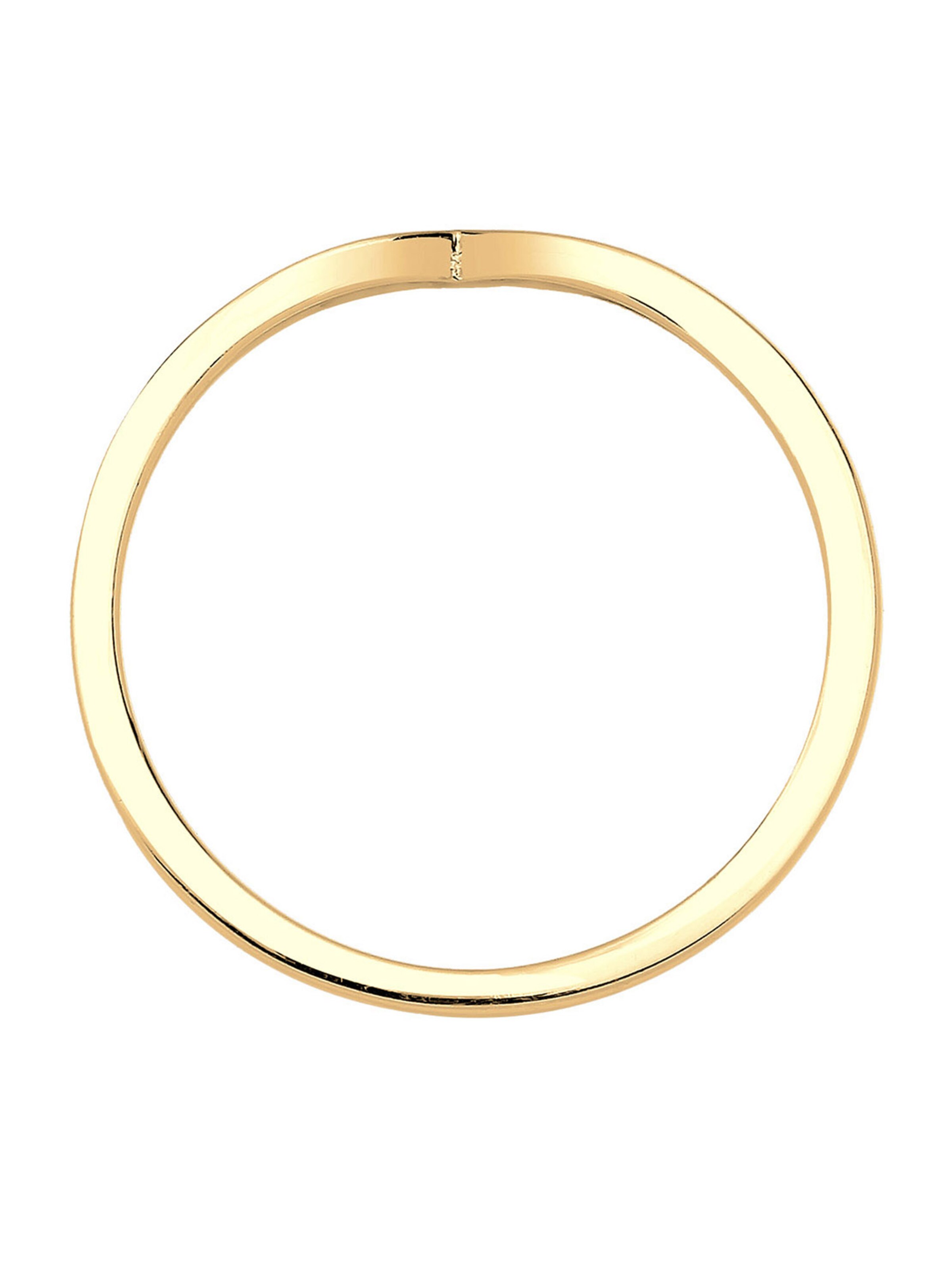 ELLI Кольцо 'Geo' в Золотой