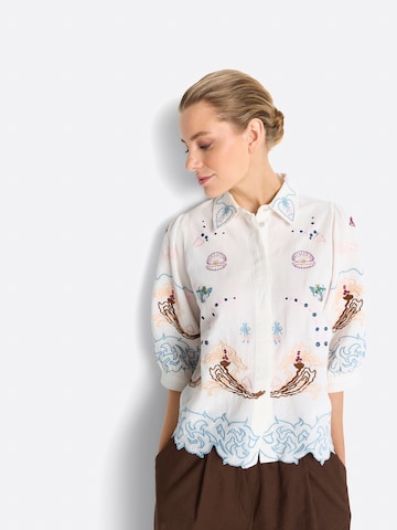 Camicia da donna di Rich & Royal in bianco