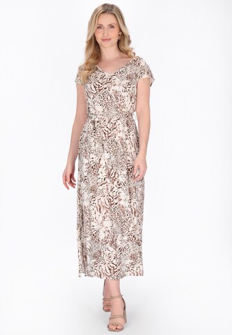 Usha - Vestido 'Casual' em branco: frente