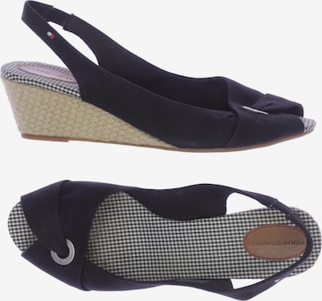 TOMMY HILFIGER Sandalen 45 in Schwarz: Vorderseite