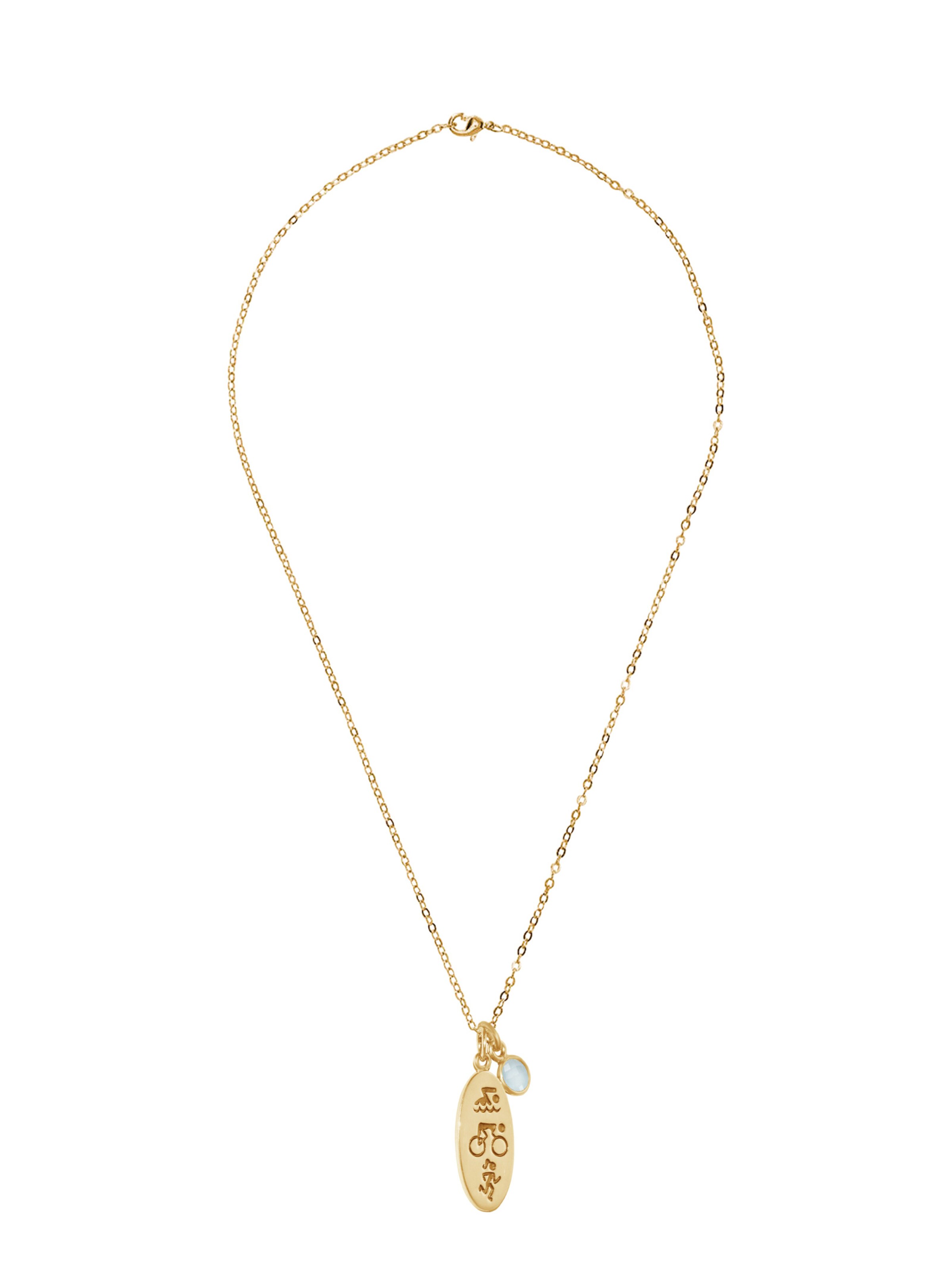 Gemshine Kette in Gold: Vorderseite