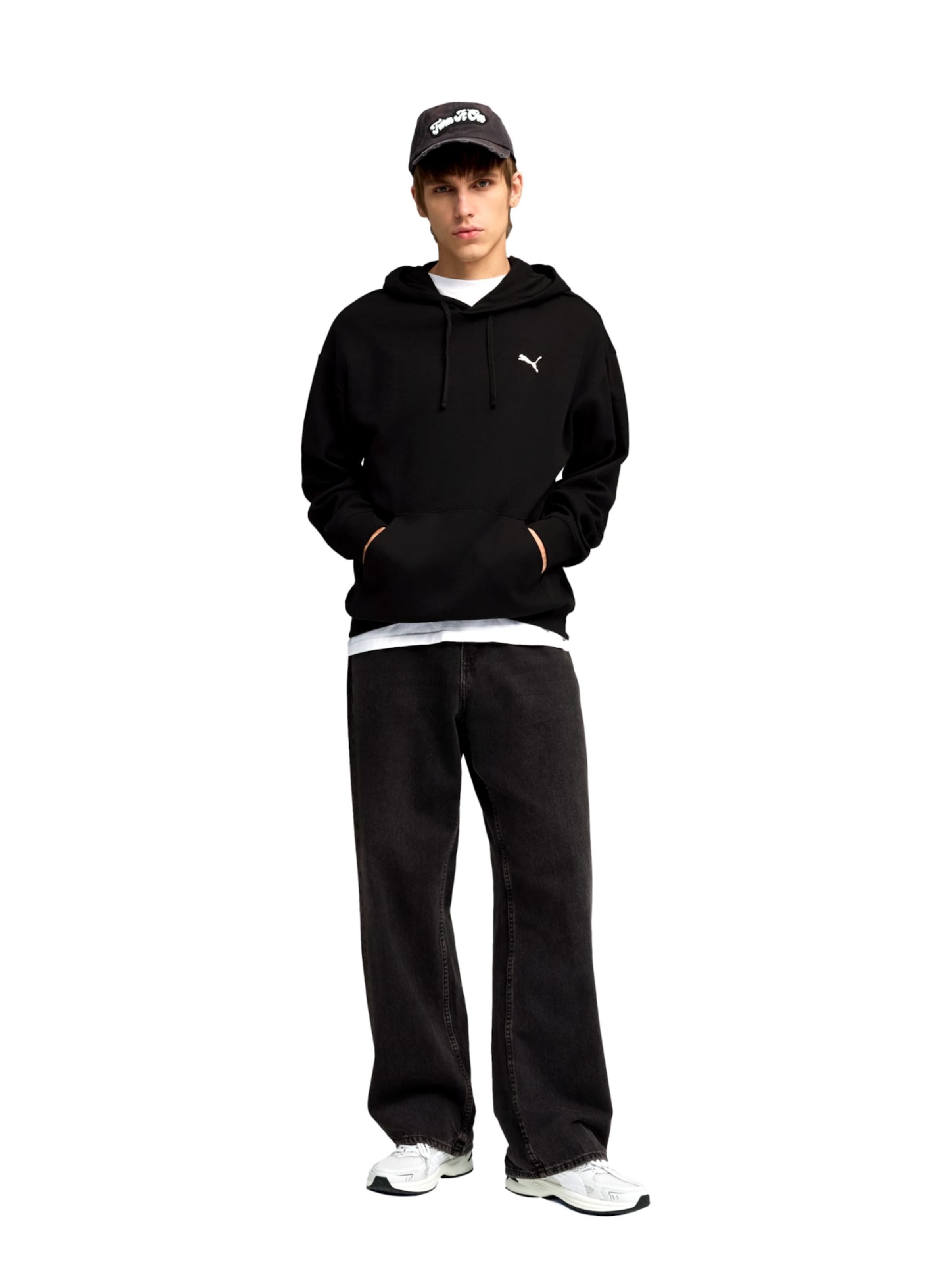 PUMA Sweatshirt 'ESS ELEVATED' i sort