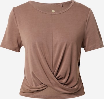 Athlecia Performance Shirt 'Diamy' in Brown: front