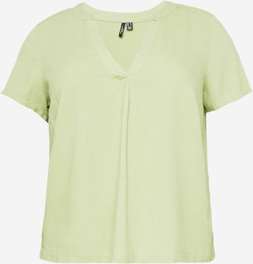 Tricou 'Mymilo' de la Vero Moda Curve pe verde: față