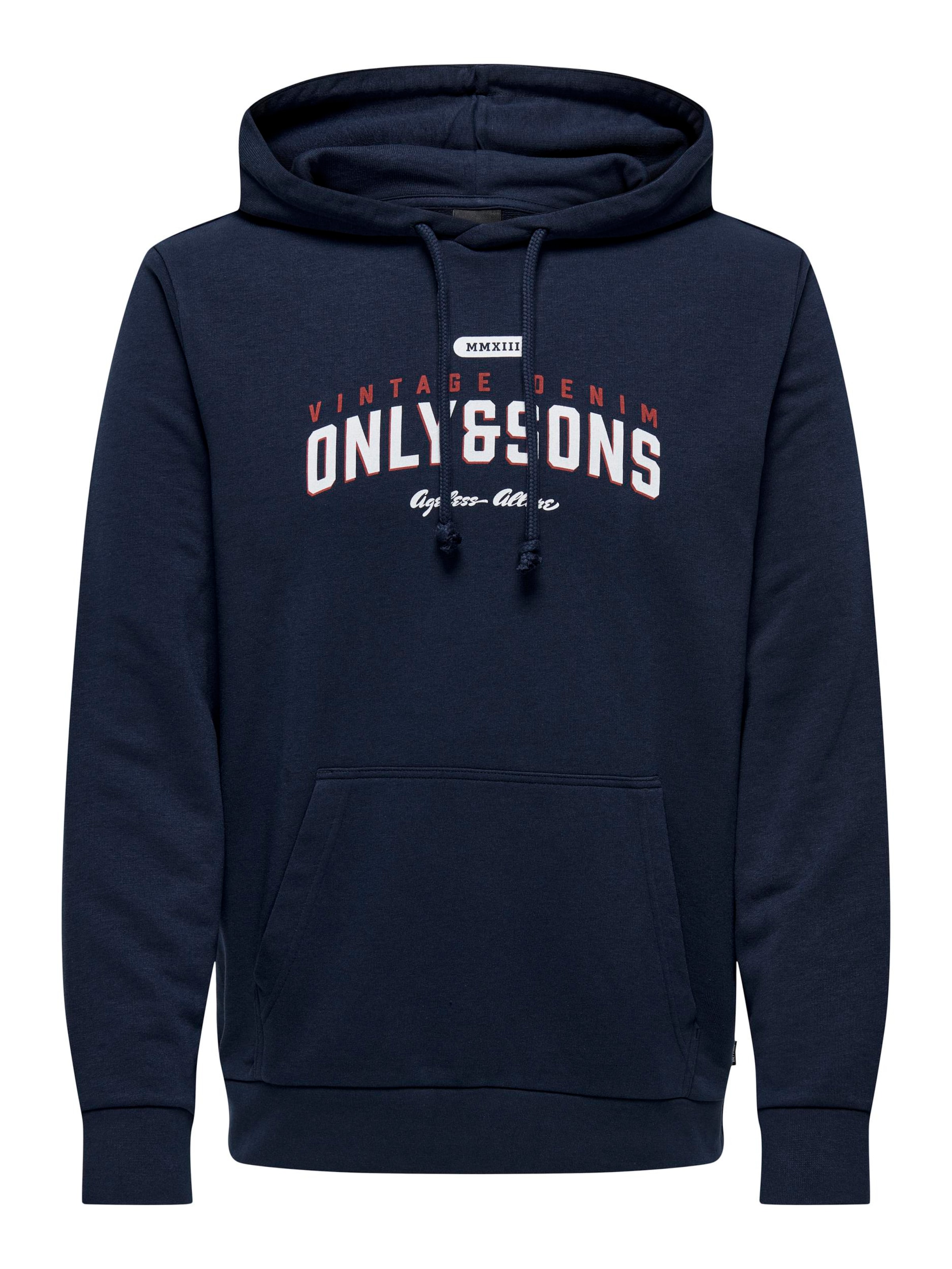 Only & Sons Sweatshirt 'ONSLenny' in Blauw: voorkant