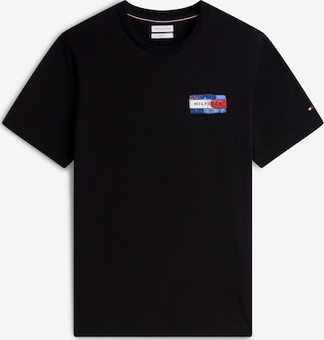 TOMMY HILFIGER - Camisa 'BRAND LOVE' em preto: frente