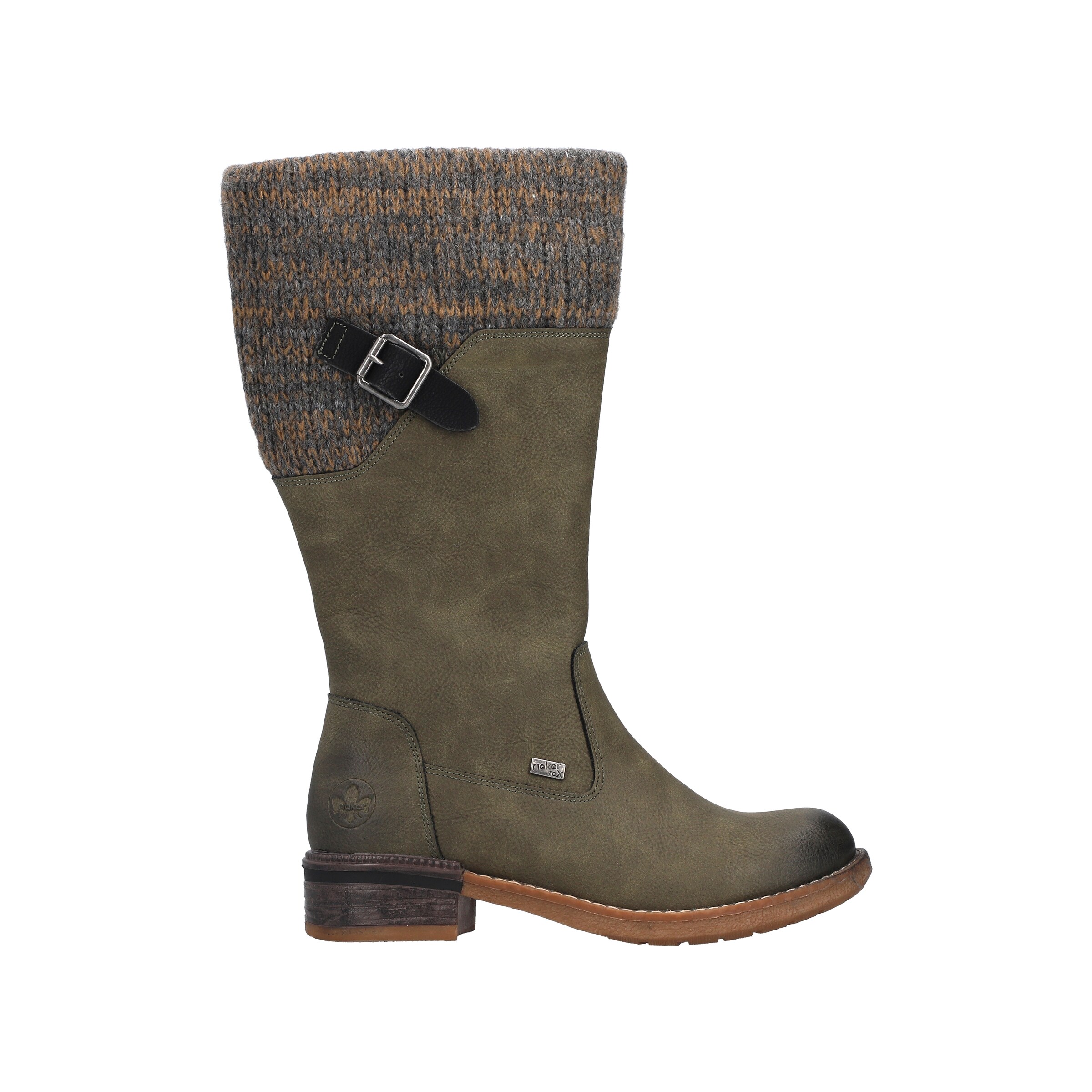 Bottes Rieker en vert
