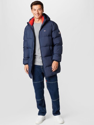 Tommy Jeans Winterjas in Blauw