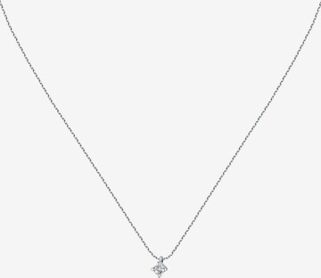 Live Diamond Necklace in Silver: front