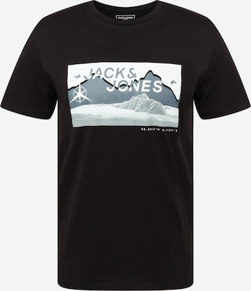 T-Shirt JACK & JONES en noir : devant