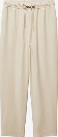 MANGO Loosefit Hose 'FLUIDO' in Beige: predná strana