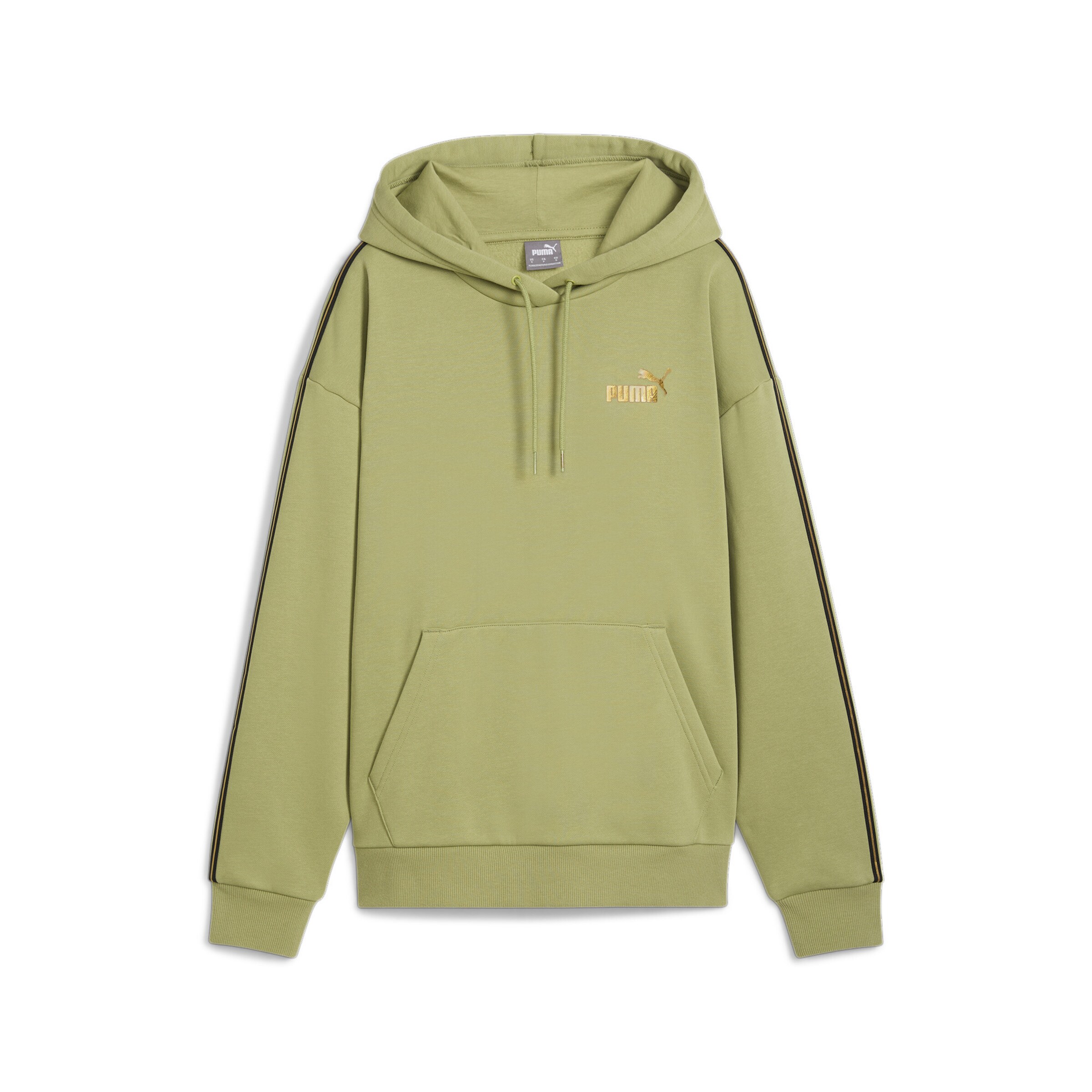 PUMA Athletic Sweatshirt in Green: front