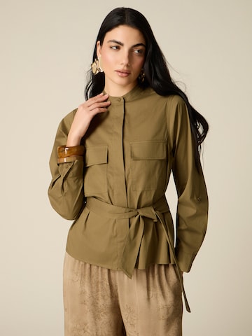 oltre Blouse in Green