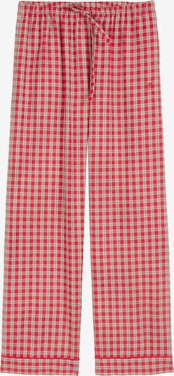 Marc O'Polo Pyjamahose in knallrot / schwarz / weiß, Produktansicht