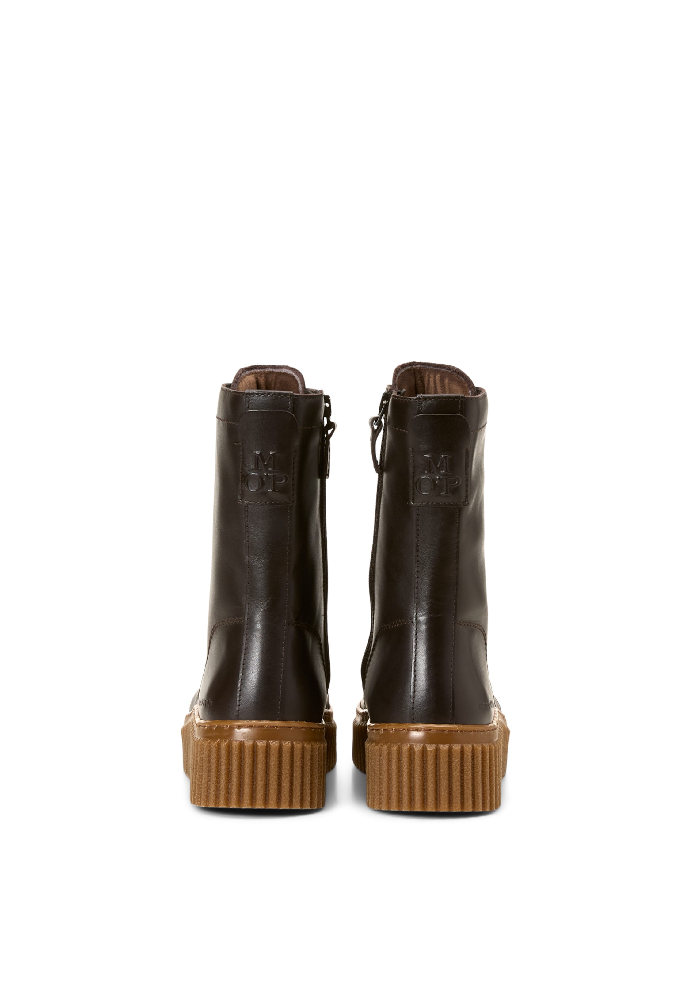 Marc O'Polo Stiefelette  'Bianca ' in Braun: Rückseite
