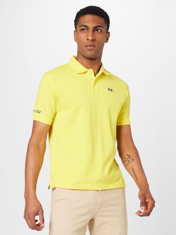 La Martina - Camisa em amarelo: frente