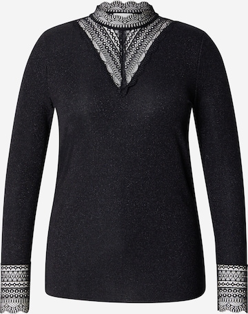 juoda ONLY Carmakoma Marškinėliai 'CARTILDE': priekis